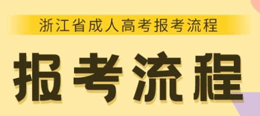 浙江成人高考从报名到毕业全流程详解(图1)